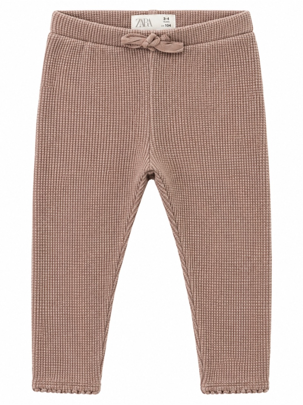 Zara Kids Ribbed Knit Leggings in